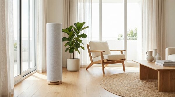 Premium design air purifier in modern interior