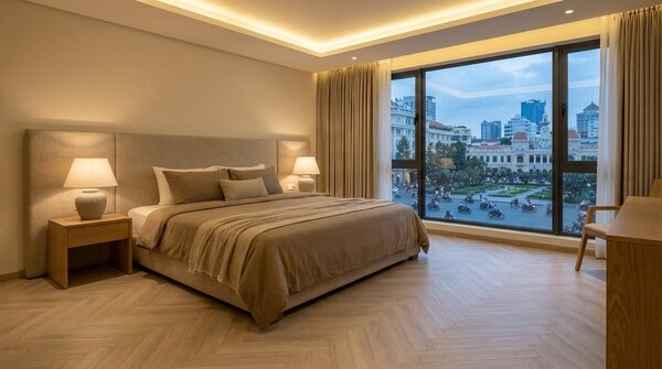 SPC and LVT plank flooring installed in interior